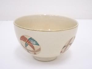 京焼　金彩色絵毬茶碗